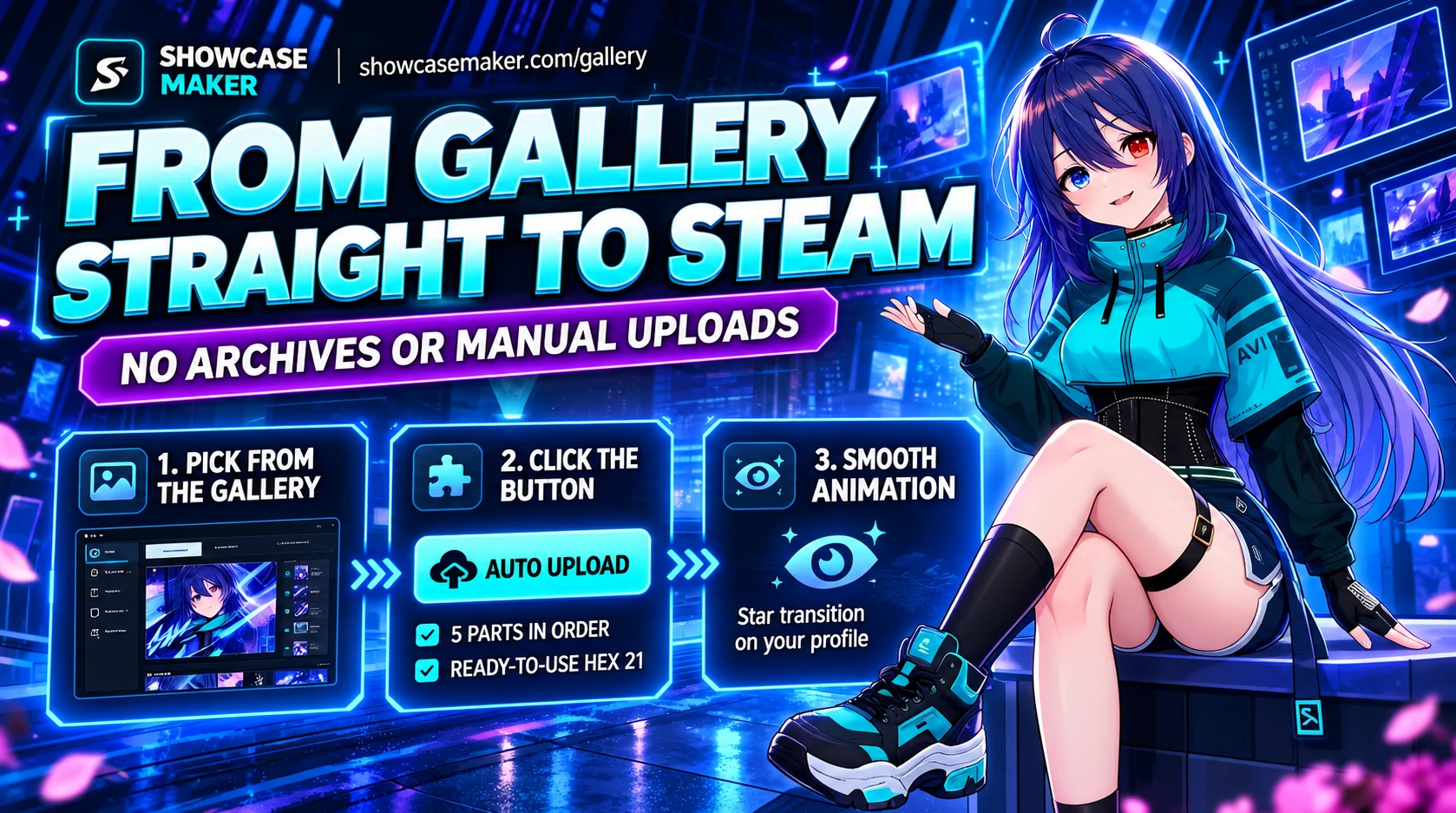 From the Gallery straight to Steam, and a calmer home page